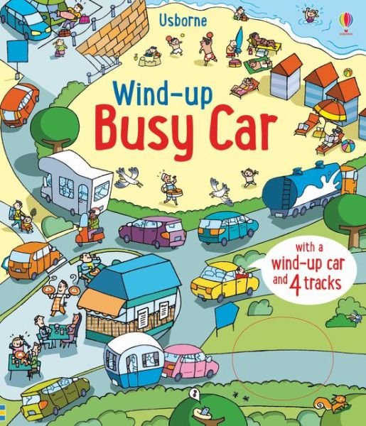 Wind-Up Busy Car - Wind-up - Fiona Watt - Bøker - Usborne Publishing Ltd - 9781474956826 - 5. september 2019