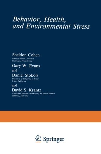 Cover for Sheldon Cohen · Behavior, Health, and Environmental Stress (Pocketbok) [Softcover reprint of the original 1st ed. 1986 edition] (2013)