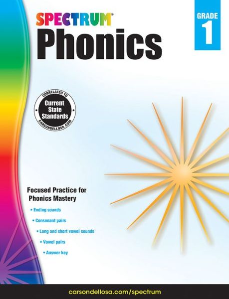 Spectrum Phonics Grade 1 - Spectrum - Bøker - Carson Dellosa - 9781483811826 - 15. august 2014