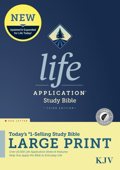 Cover for Tyndale · KJV Life Application Study Bible, Third Edition, Large Print (Hardcover bog) (2021)