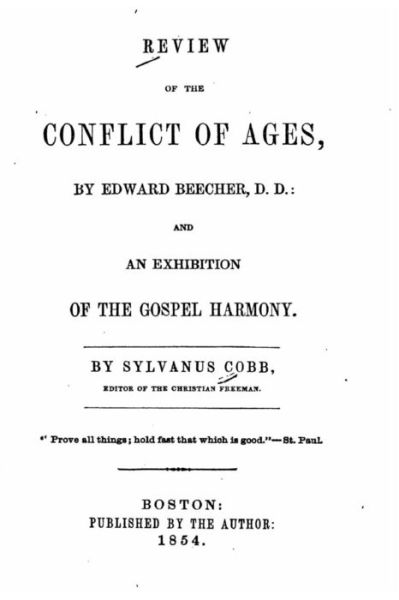 Cover for Sylvanus Cobb · Review of the Conflict of Ages, By Edward Beecher, and an Exhibition of the Gospel Harmony (Paperback Book) (2016)