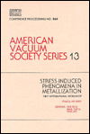 Cover for No · Stress-induced Phenomena in Metallization (Hardcover Book) (1998)