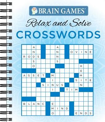 Cover for Publications International Ltd. · Brain Games - Relax and Solve : Crosswords (Spiralbok) (2017)