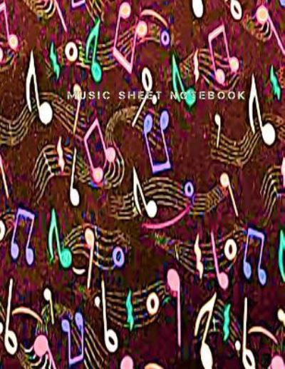 Cover for Milford · Music Sheet Notebook - 150 Pages - 8.5 x 11 (Paperback Book) (2018)