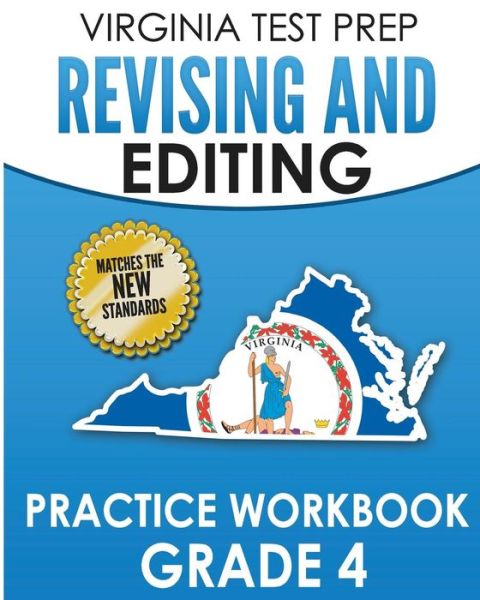 Cover for V Hawas · Virginia Test Prep Revising and Editing Practice Workbook Grade 4 (Paperback Book) (2018)