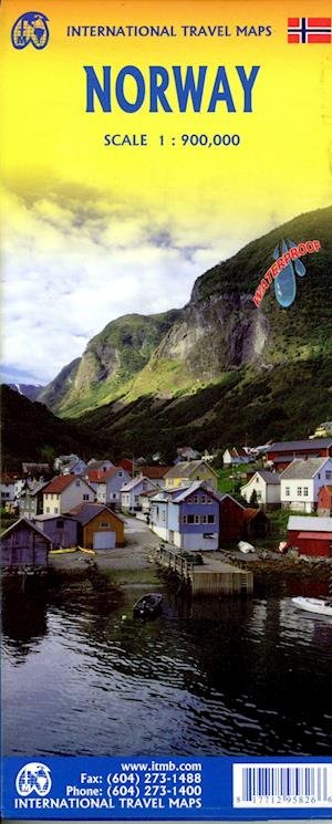 Cover for ITM Publications · Norway (Landkarten) (2023)