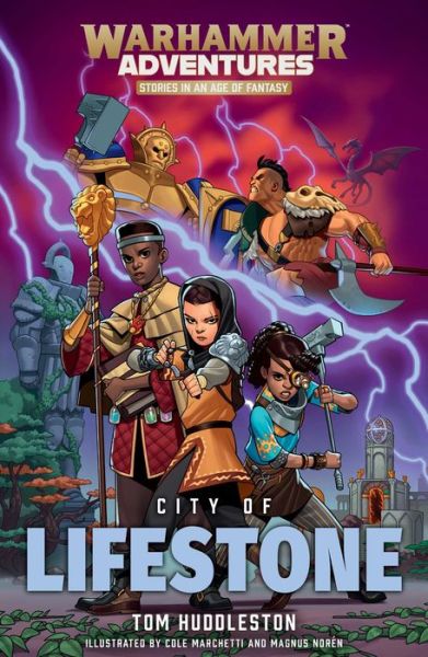 Cover for Tom Huddleston · City of Lifestone - Warhammer Adventures: Realm Quest (Paperback Book) (2019)