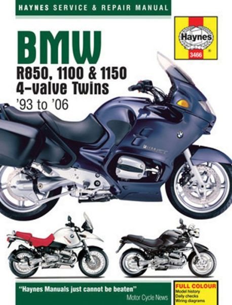 Cover for Haynes Publishing · BMW R850, 1100 &amp; 1150 4-valve Twins (93 - 06) Haynes Repair Manual (Paperback Bog) (2015)