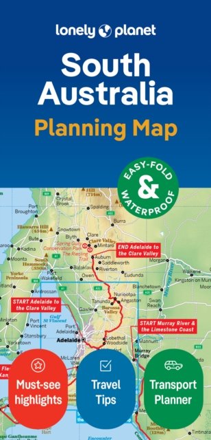 Cover for Lonely Planet · Lonely Planet South Australia Planning Map - Map (Kartor) (2024)