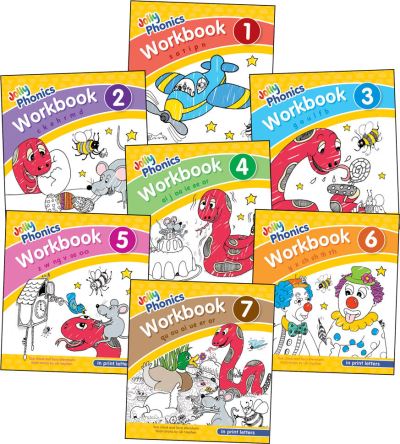 Cover for Sue Lloyd · Jolly Phonics Workbooks 1-7: In Print Letters (Taschenbuch) [American English edition] (2020)