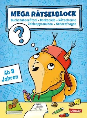 Cover for Jasmin Riter · Mega Rätselblock - Buchstabenrätsel, Denkspiele, Zahlenpyramiden, Rätselreime, Scherzfragen (Buch) (2023)