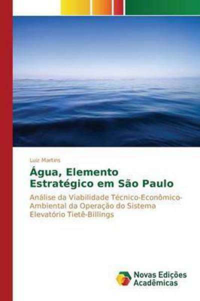 Cover for Martins · Água, Elemento Estratégico em S (Book) (2015)