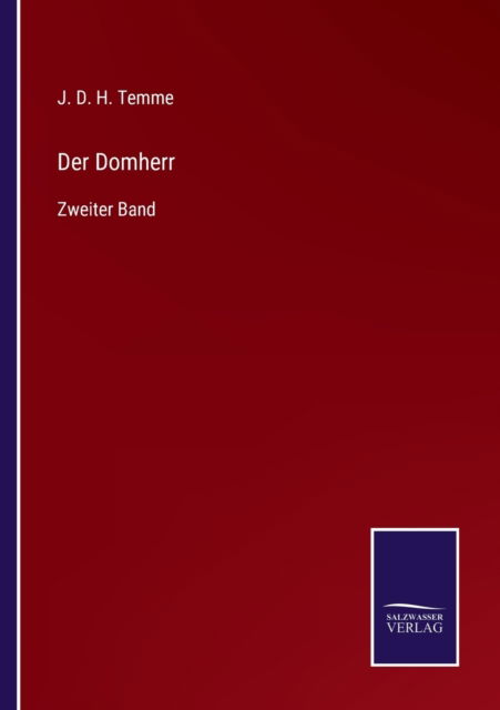 Cover for J D H Temme · Der Domherr (Paperback Book) (2021)