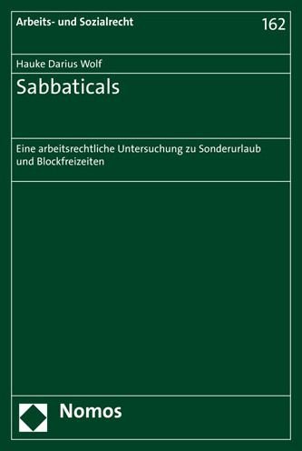 Sabbaticals - Wolf - Boeken -  - 9783848766826 - 28 mei 2020