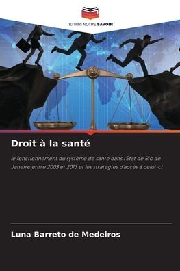 Cover for Luna Barreto de Medeiros · Droit a la sante (Pocketbok) (2021)