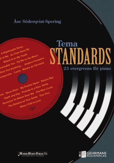 Cover for Åse Söderqvist-Spering · Tema tangent: Tema Standards : 23 evergreens för piano (Book) (2010)
