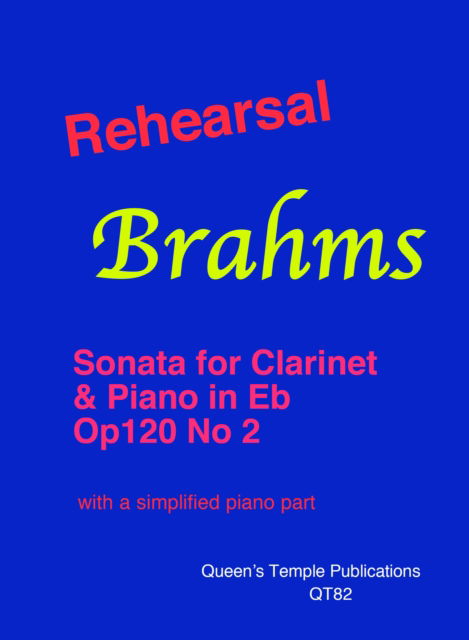 Cover for Rehearsal Brahms: Clarinet Sonata in Eb (Sheet music) (2005)
