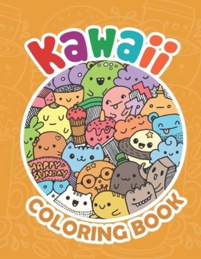 Cover for Manual Vestal · Kawaii Coloring Book (Paperback Book) (2020)