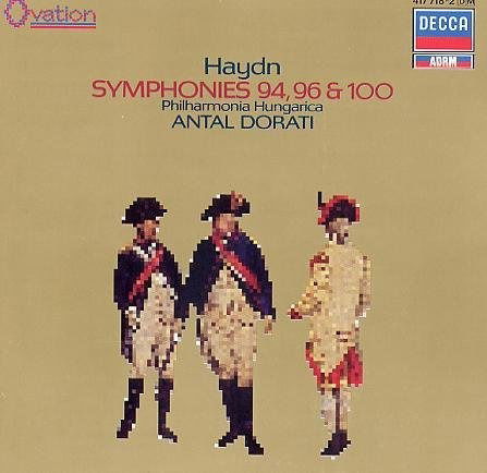 Symphonies 94, 96 & 100 - Philharmonia Hungarica / Dorati Antal - Musik - DECCA - 0028941771827 - 19. Juli 1987