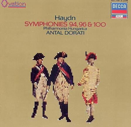 Symphonies 94, 96 & 100 - Philharmonia Hungarica / Dorati Antal - Musik - DECCA - 0028941771827 - 19. juli 1987