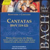 Cover for Bach / Gachinger Kantorei / Rilling · Sacred Cantatas Bwv 119-121 (CD) (2000)