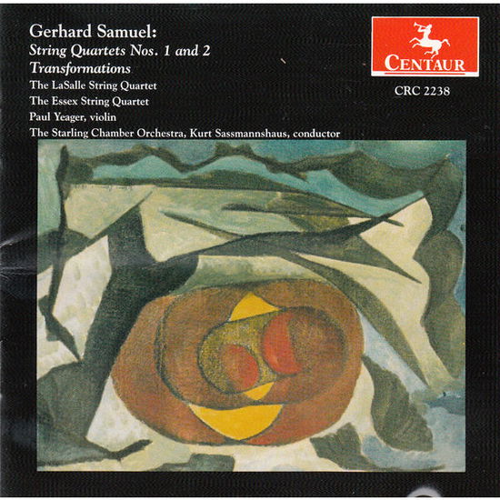 String Quartet 1 & 2 - Samuel / Lasalle String Quartet / Yeager - Musiikki - CTR - 0044747223827 - tiistai 24. lokakuuta 1995