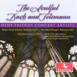Cover for Bach / Telemann / Olde Friends Concert Artists · Soulful Bach &amp; Telemann (CD) (2004)