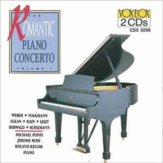Cover for Ponti, Michael / Berlin Sym.Orchestra / Rose, Jerome / Orchestra Radio Luxenbourg · The Romantic Piano Concerto, Vol.  7 VoxBox Klassisk (CD) (2015)