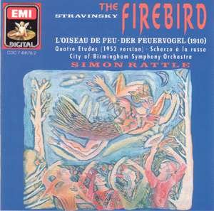 Cover for Rattle Simon / City of Birming · Stravinsky: Firebird (CD) (2003)