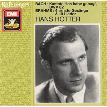 Cover for Hotter Hans · Hans Hotter Sings Bach And Brahms (CD) (2003)