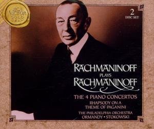 Cover for Sergei Rachmaninoff · Rachmaninoff Plays Rachmaninoff - 4 Piano Concertos (CD) (2001)
