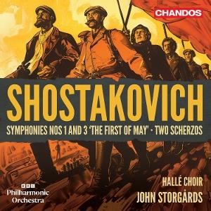 Cover for Bbc Philharmonic Orchestra &amp; John Storgards · Shostakovich: Symphonies Nos. 1 And 3 'The First Of May' / Two Scherzos (CD) (2025)