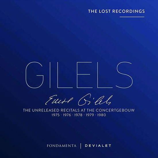 Cover for Emil Gilels · Unreleased Recitals at the Concertgebouw 1975-1980 (CD) (2018)