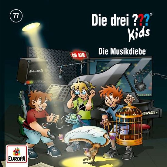 Cover for Die Drei ??? Kids · 077/die Musikdiebe (CD) (2020)