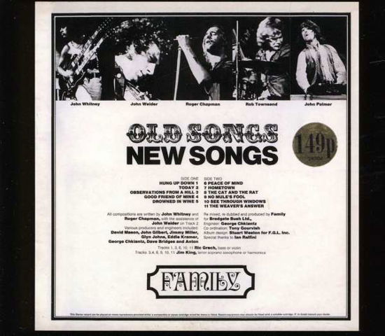 Cover for Family · Old Songs New Songs (CD) (2011)