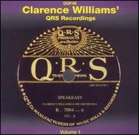 Cover for Clarence Williams · Qrs Recordings 1 (CD) (2002)
