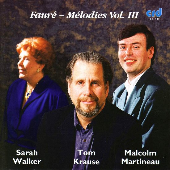 Cover for Faure / Krause / Walker · Melodies 3 (CD) (2009)