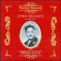 Zinka Milanov - Zinka Milanov - Music - NIMBUS - 0710357794827 - August 25, 2008