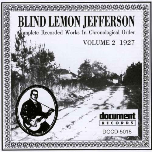 Complete Recordings 1925-1929 Vol.2 (1927) - Blind Lemon Jefferson - Musik - DOCUMENT RECORDS - 0714298501827 - 1. oktober 2021