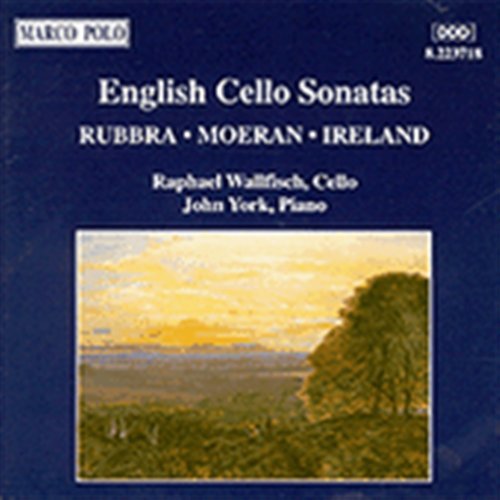 Cover for Wallfisch, Raphael / John York · English Cello Sonatas (CD) (1995)