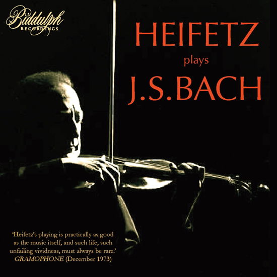 Jascha Heifetz spielt J.S.Bach - Jascha Heifetz - Musik - Biddulph Recordings - 0744718503827 - 1. Dezember 2023