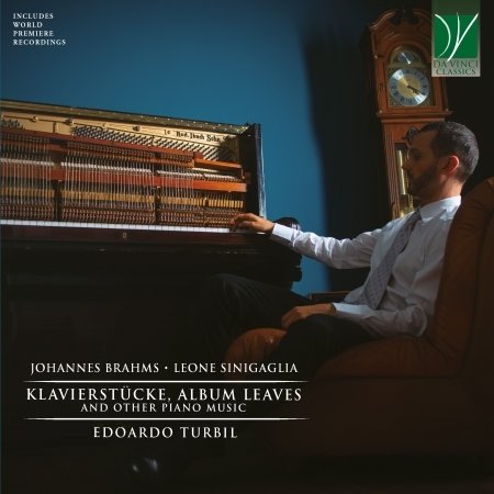 Cover for Edoardo Turbil · Brahms, Sinigaglia: Klavierstucke (CD) (2022)