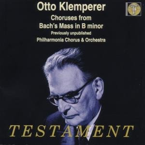 Cover for Klemperer · Choruses From Bachs Testament Klassisk (CD) (1999)