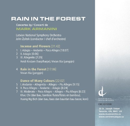 Cover for Mark Armanini · Rain in the Forest (CD) (2009)