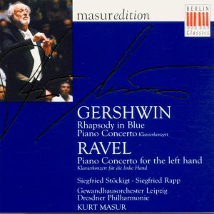 Rhapsody in Blue / Piano Concerto - Gershwin / Ravel / Masur / Dresden Philharmonic - Music - BC - 0782124915827 - September 24, 1996