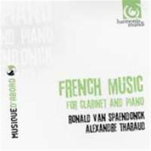 Cover for Van Spaendonck / Tharaud · French Music For Clarinet &amp; Piano (CD) (2023)