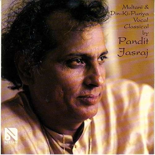 Cover for Pandit Jasraj · Multani &amp; Din Ki Puriya (CD) (1989)