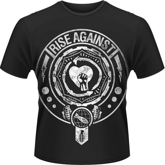 Cover for Rise Against · Bombs Away Black (T-shirt) [size L] (2013)