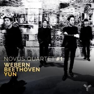 Cover for Webern / Beethoven / Yun · Works for String Quartet 1 (CD) (2016)