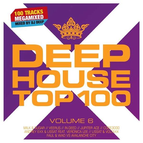 Cover for Deephouse Top 100-6 · Various Artists (CD) (2019)